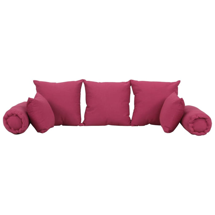 Set di Cuscini 7 pz in Tessuto Rosa cod mxl 68189