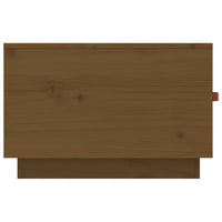 Tavolino da Salotto Miele 60x53x35 cm Legno Massello di Pino cod 9733