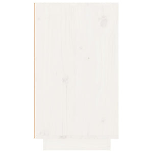 Portabottiglie Bianco 23x34x61 cm in Legno Massello di Pino cod mxl 49767