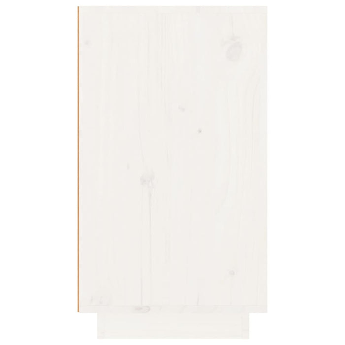 Portabottiglie Bianco 23x34x61 cm in Legno Massello di Pino cod mxl 49767