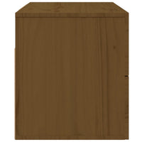 Comodini a Muro 2 pz Marrone Miele 50x36x40 cm