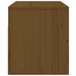 Comodini a Muro 2 pz Marrone Miele 50x36x40 cm