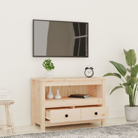 Mobile Porta TV 79x35x52 cm in Legno Massello di Pino 821497