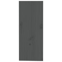 Portabottiglie Grigio 62x25x62 cm in Legno Massello di Pino cod mxl 53343