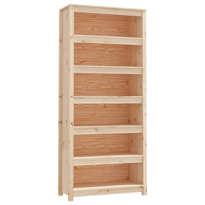 Libreria 80x35x183 cm in Legno Massello di Pino cod mxl 18156