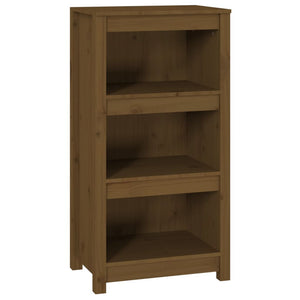 Libreria Marrone Miele 50x35x97 cm in Legno Massello di Pino