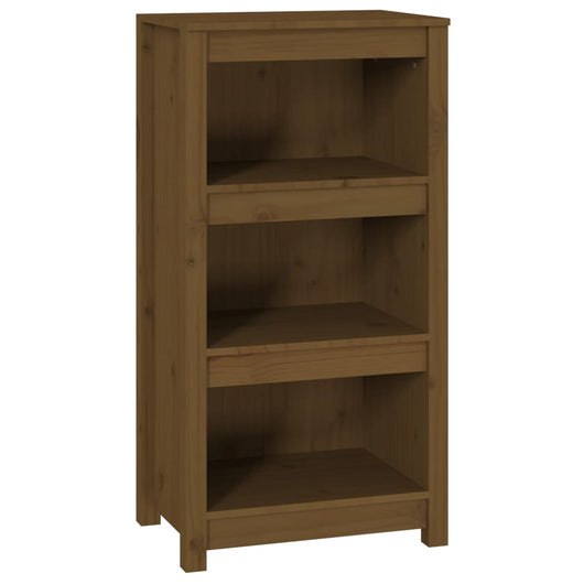 Libreria Marrone Miele 50x35x97 cm in Legno Massello di Pino