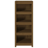 Libreria Marrone Miele 50x35x125,5 cm in Legno Massello di Pino