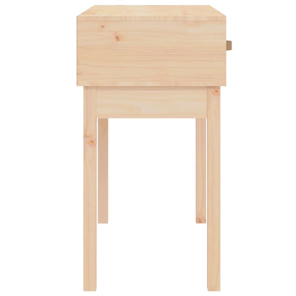 Tavolo Consolle 76,5x40x75 cm in Legno Massello di Pino