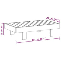 Set Divani Giardino 3 pz Cuscini Bianco Crema in Legno Massello 3144977