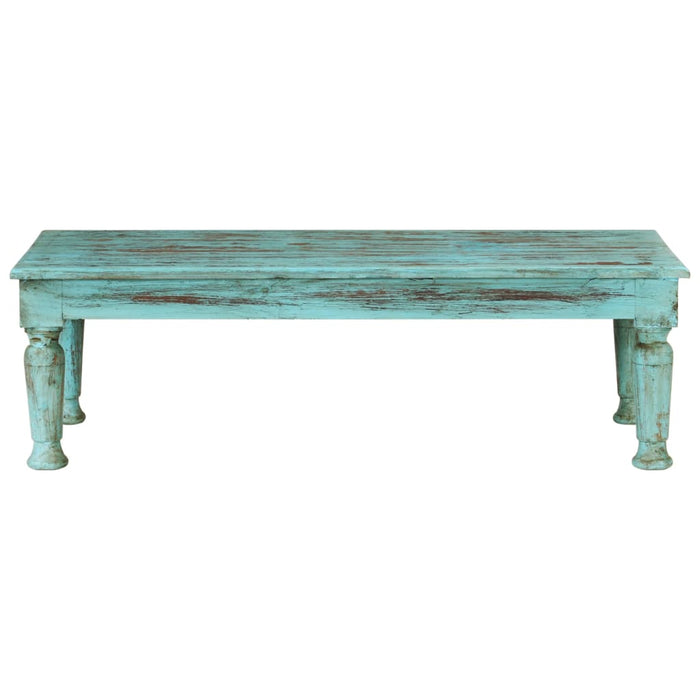 Tavolino da Salotto 110x50x34 cm in Legno Massello di Recupero cod mxl 17062