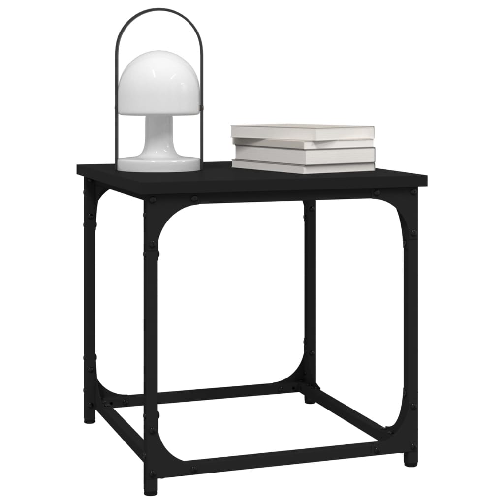 Tavolino Nero 40x40x40 cm in Legno Multistrato 823287