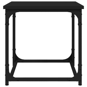 Tavolino Nero 40x40x40 cm in Legno Multistrato 823287