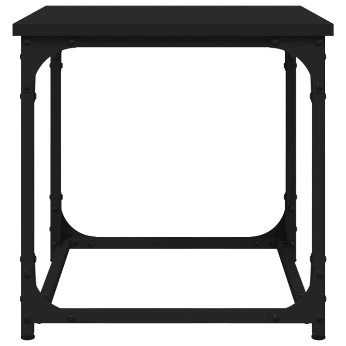 Tavolino Nero 40x40x40 cm in Legno Multistrato 823287