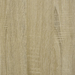 Tavolino Rovere Sonoma 102x50x40 cm Legno Multistrato e Ferro cod mxl 20324