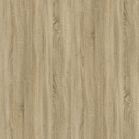 Tavolino Rovere Sonoma 100x45x45 cm Legno Multistrato e Ferro cod mxl 11563