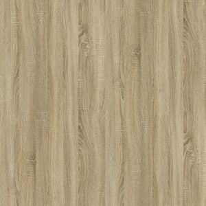 Tavolino Rovere Sonoma 100x45x45 cm Legno Multistrato e Ferro cod mxl 11563