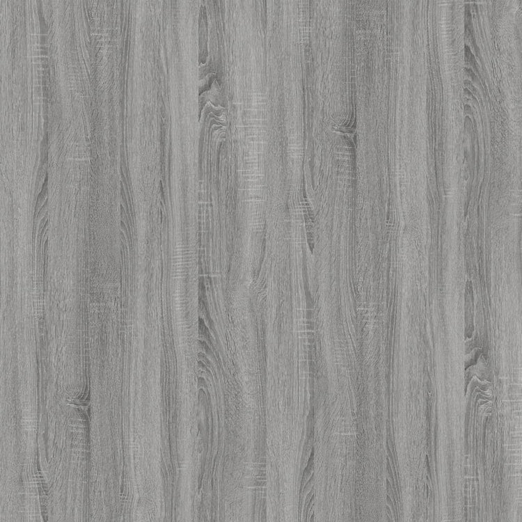 Tavolino Grigio Sonoma 80x50x45 cm in Legno Multistrato e Ferro cod mxl 16334