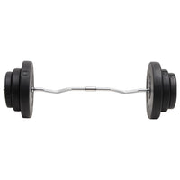 Bilanciere Curvo con Dischi 60 kg cod mxl 62964