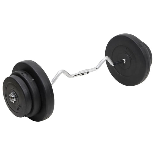 Bilanciere Curvo con Dischi 60 kg cod mxl 65709