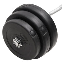 Bilanciere Curvo con Dischi 90 kg cod mxl 62965