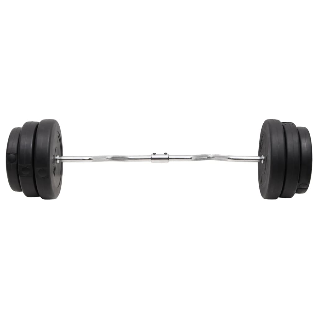 Bilanciere Curvo con Dischi 90 kg cod mxl 65715