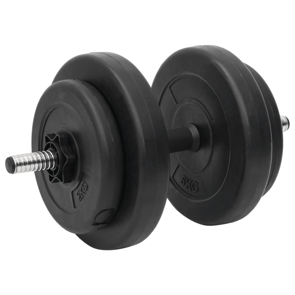 Set Bilanciere Curl e Manubri con Dischi 60 kg cod mxl 62510