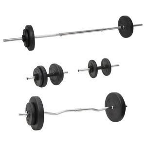 Set Bilanciere e Manubri con Dischi 60 kg 3145027