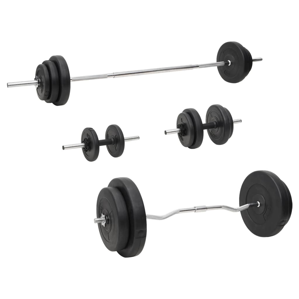 Set Bilanciere e Manubri con Dischi 90 kg 3145029