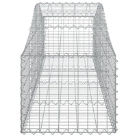 Cesti Gabbioni ad Arco 10 pz 200x50x40/60 cm Ferro Zincato 3145585