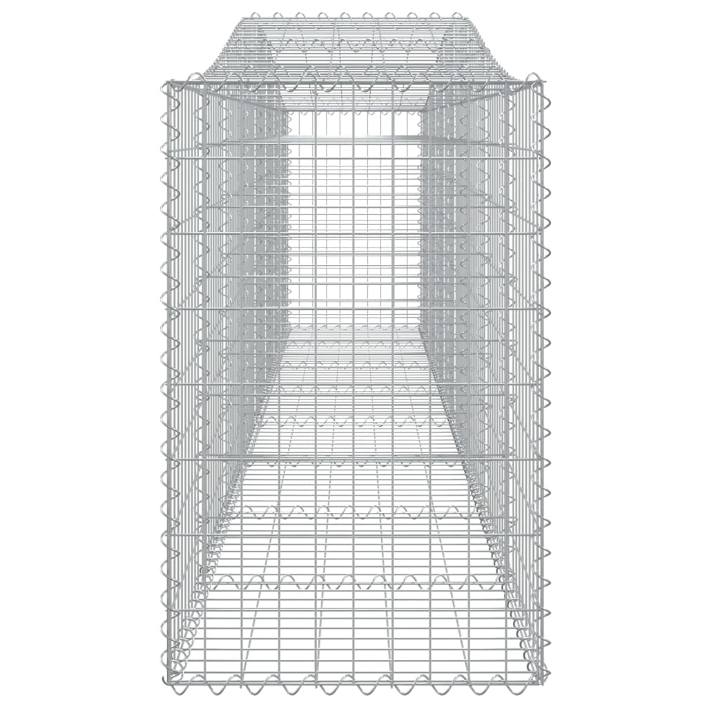 Cesti Gabbioni ad Arco 6 pz 400x50x80/100 cm Ferro Zincato 3145947