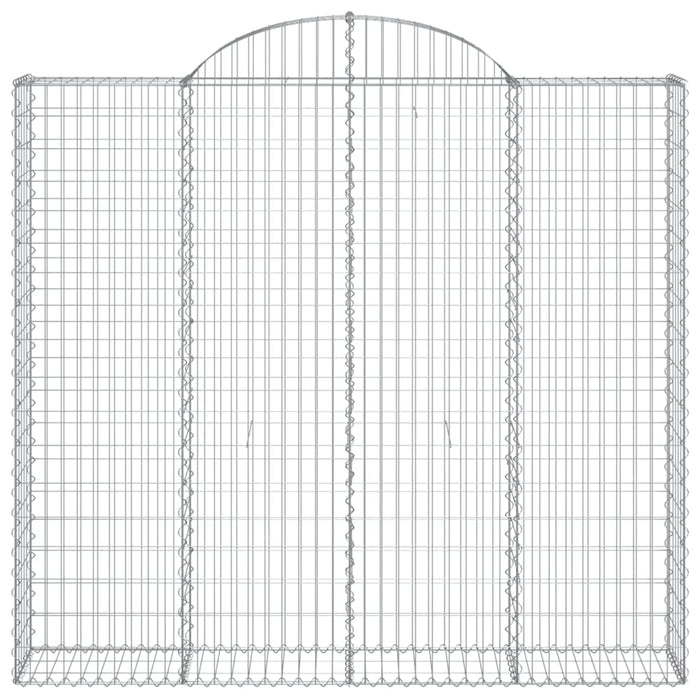 Cesti Gabbioni ad Arco 5 pz 200x30x180/200 cm Ferro Zincato 3146197