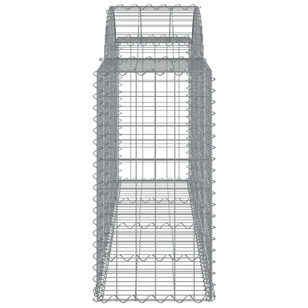 Cesti Gabbioni ad Arco 20 pz 200x50x80/100 cm Ferro Zincato 3146314