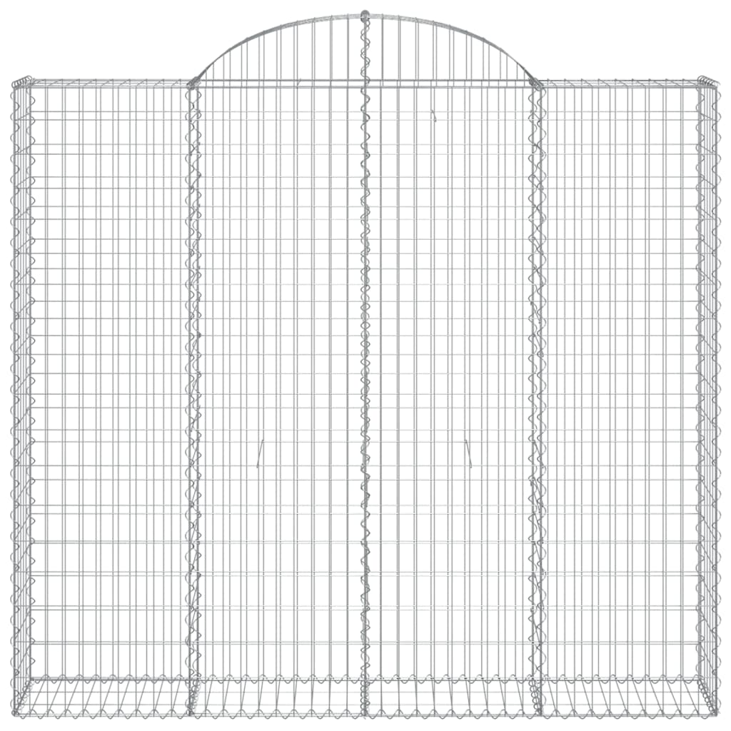 Cesti Gabbioni ad Arco 7 pz 200x50x180/200 cm Ferro Zincato 3146409