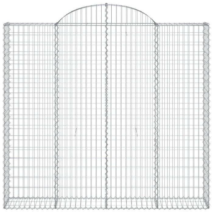 Cesti Gabbioni ad Arco 25 pz 200x50x180/200 cm Ferro Zincato 3146420