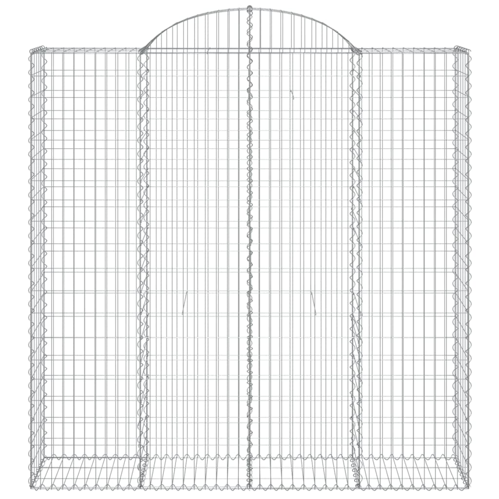 Cesti Gabbioni ad Arco 13 pz 200x50x200/220 cm Ferro Zincato 3146436