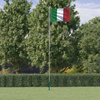 Asta e Bandiera Italia 6,23 m Alluminiocod mxl 100187