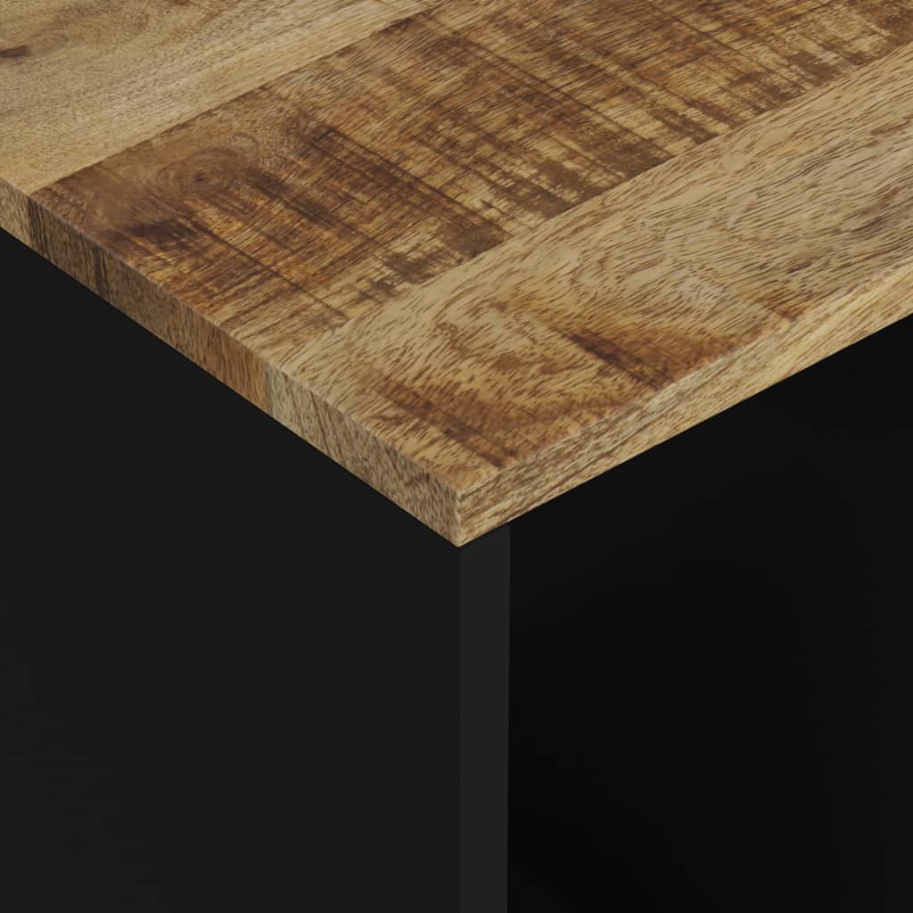 Tavolino 40x31x46 cm Legno Massello Mango e Legno Multistrato 350644