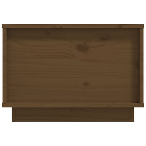 Tavolino da Salotto Miele 40x50x35 cm Legno Massello di Pino