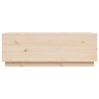 Tavolino da Salotto 100x50x35 cm in Legno Massello di Pino cod 11393