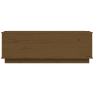 Tavolino da Salotto Miele 100x50x35 cm Legno Massello di Pino cod mxl 26416