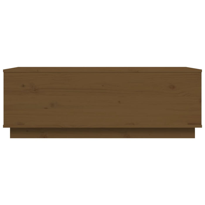 Tavolino da Salotto Miele 100x50x35 cm Legno Massello di Pino cod mxl 26416