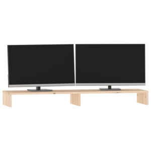 Supporto per Monitor 100x27x10 cm in Legno Massello di Pino cod mxl 73224