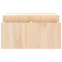 Supporto per Monitor 70x27,5x15cm in Legno Massello di Pino 813964