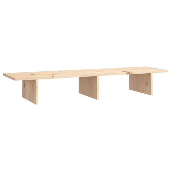 Supporto per Monitor 100x27x15cm in Legno Massello di Pinocod mxl 128613