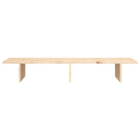 Supporto per Monitor 100x27x15cm in Legno Massello di Pino 813979