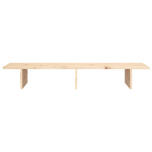 Supporto per Monitor 100x27x15cm in Legno Massello di Pino 813979