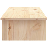 Supporto per Monitor 100x27x15cm in Legno Massello di Pino 813979