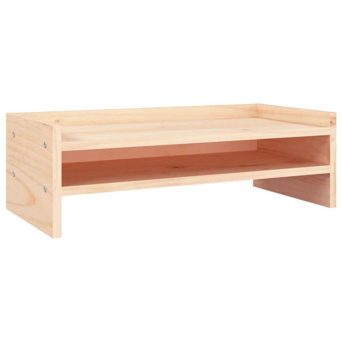 Supporto per Monitor 50x24x16 cm in Legno Massello di Pino cod mxl 65387