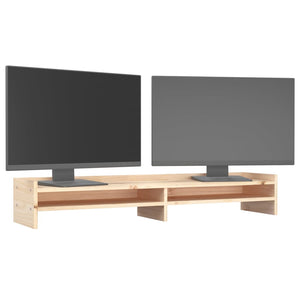 Supporto per Monitor 100x24x16 cm in Legno Massello di Pino cod mxl 65388